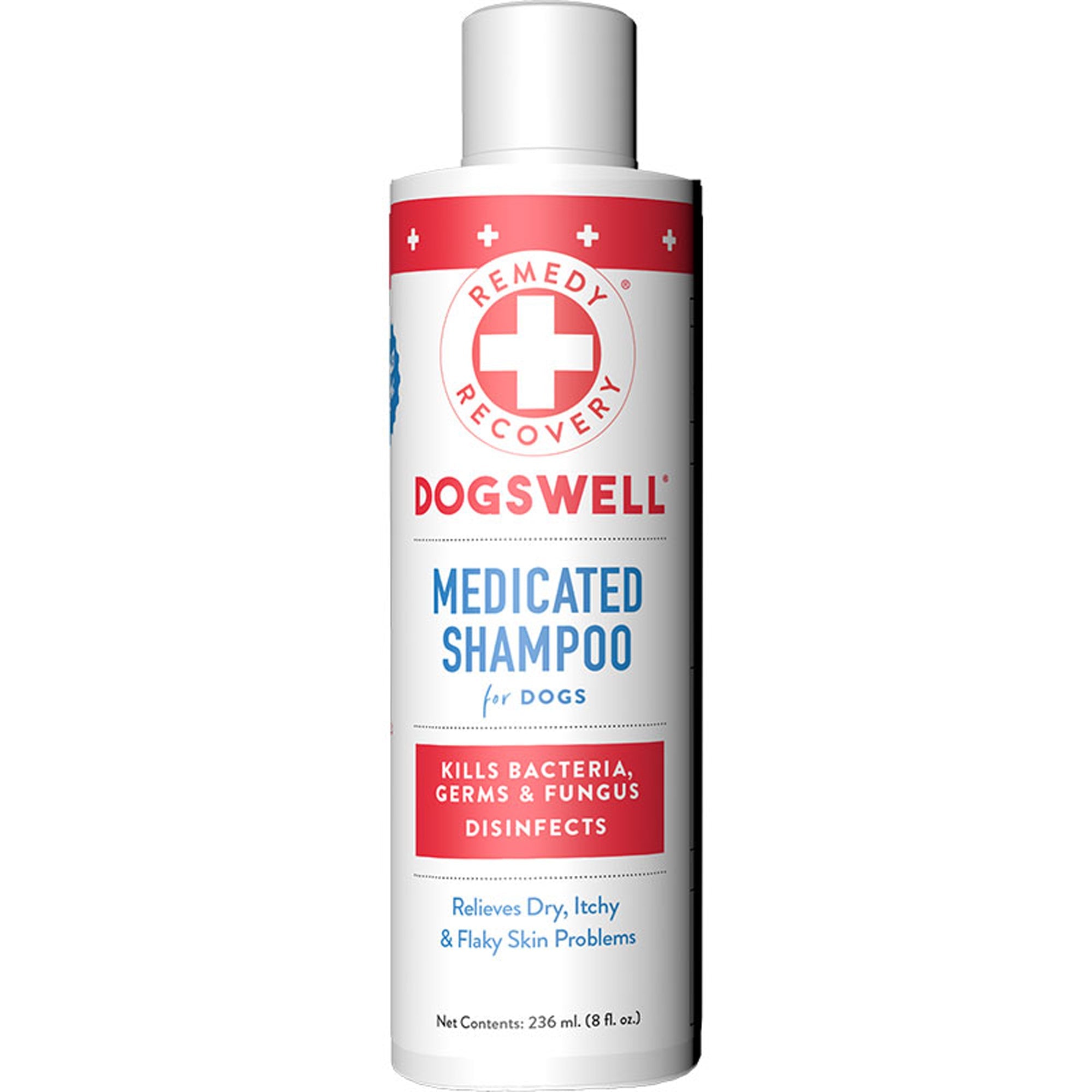 Dogswell medicated shampoo for dogs, 8 fl oz bottle