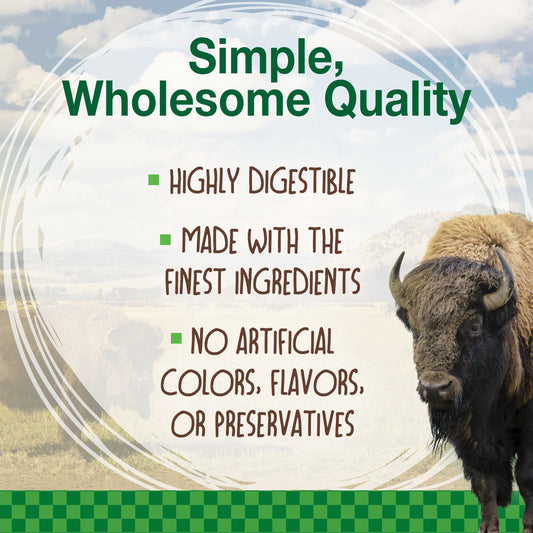 Nylabone Healthy Edibles WILD Natural Long Lasting Bison Dog Chew Treats Bison, SMall/Regular  Up To 25 Ibs. 16 ct
