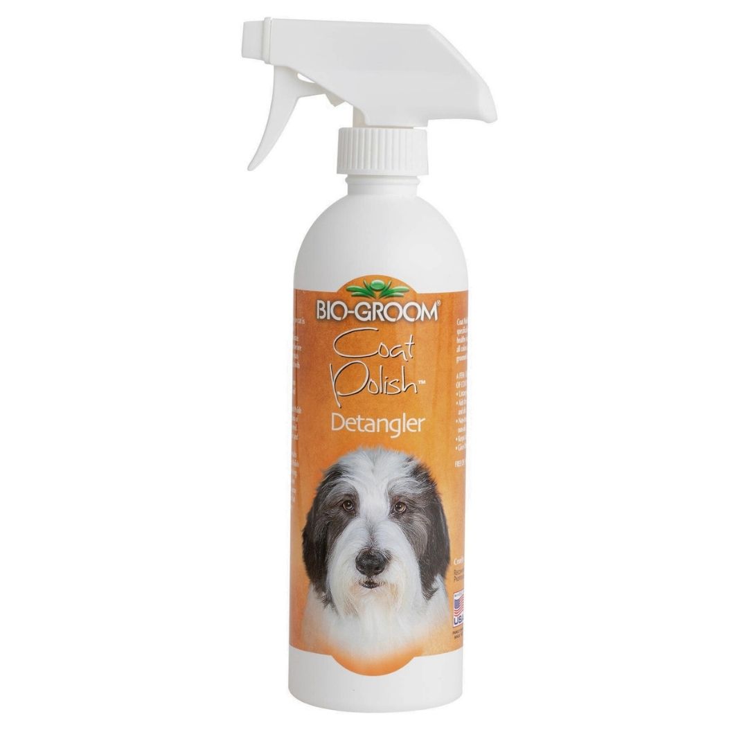 BIO-GROOM coat polish spray bottle with trigger sprayer, Detangler, 16 oz