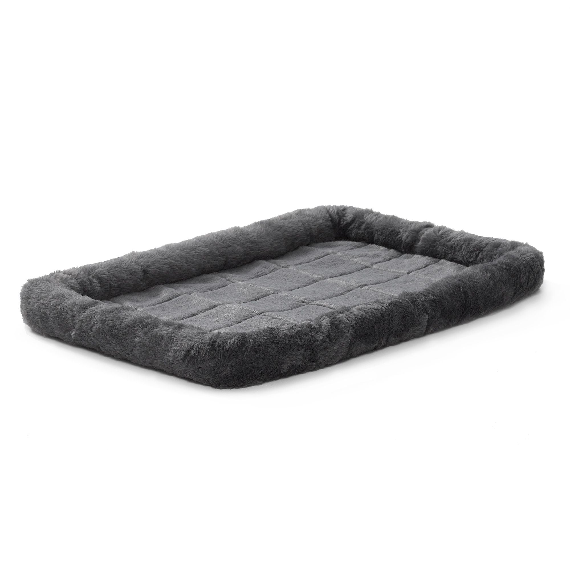 MidWest Homes for Pets Bolster Dog Bed Pearl Gray 1ea/22in X 36in.