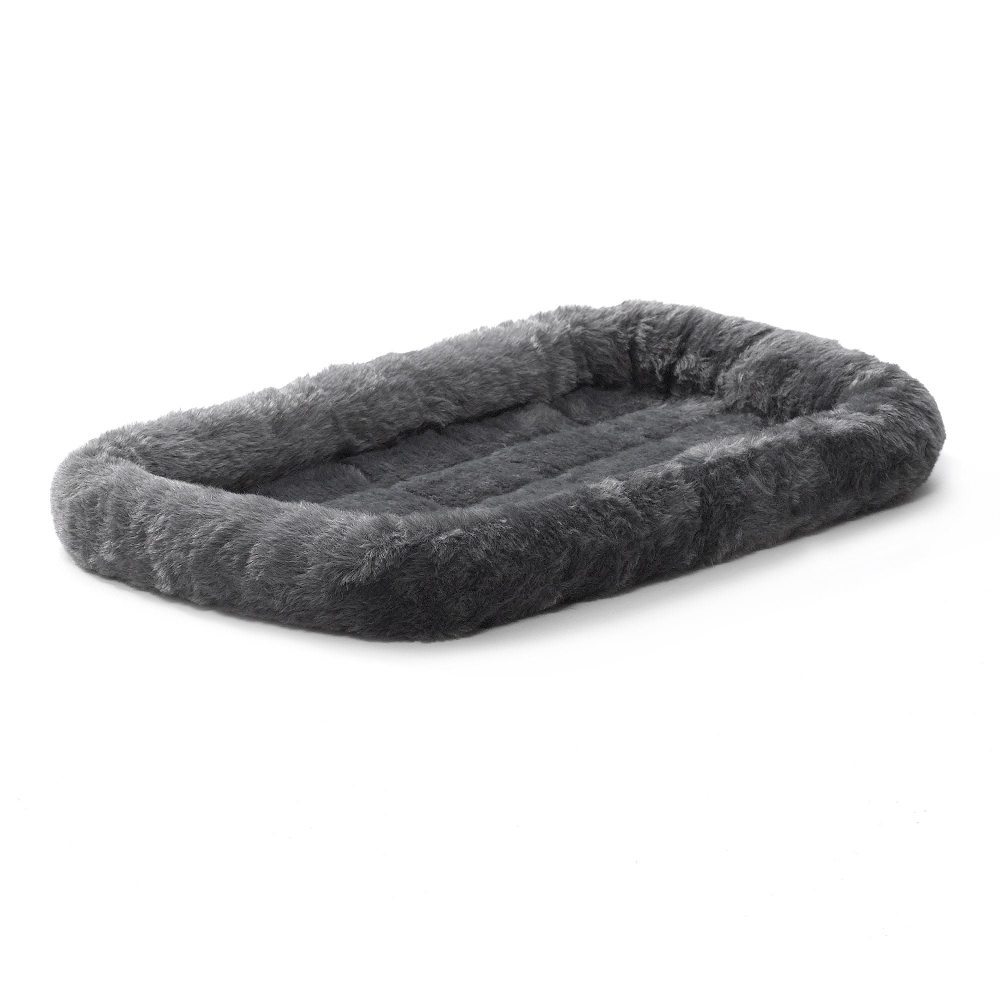 MidWest Homes for Pets Bolster Dog Bed Pearl Gray 1ea/12in X 18in.