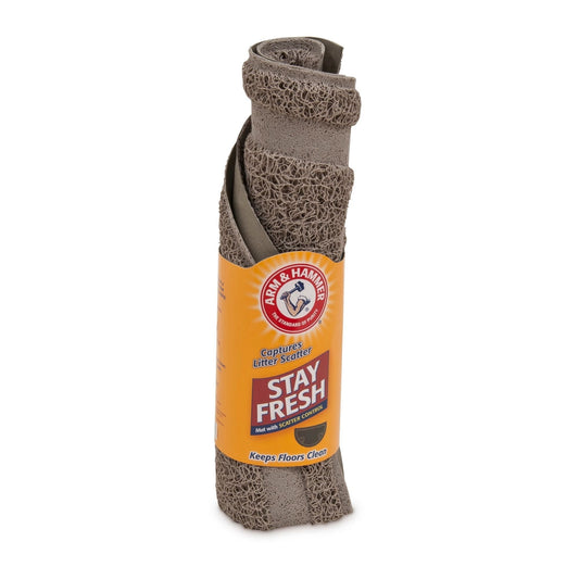 Arm & Hammer Half Circle Cat Litter Mat Pearl Tan 4ea/One Size