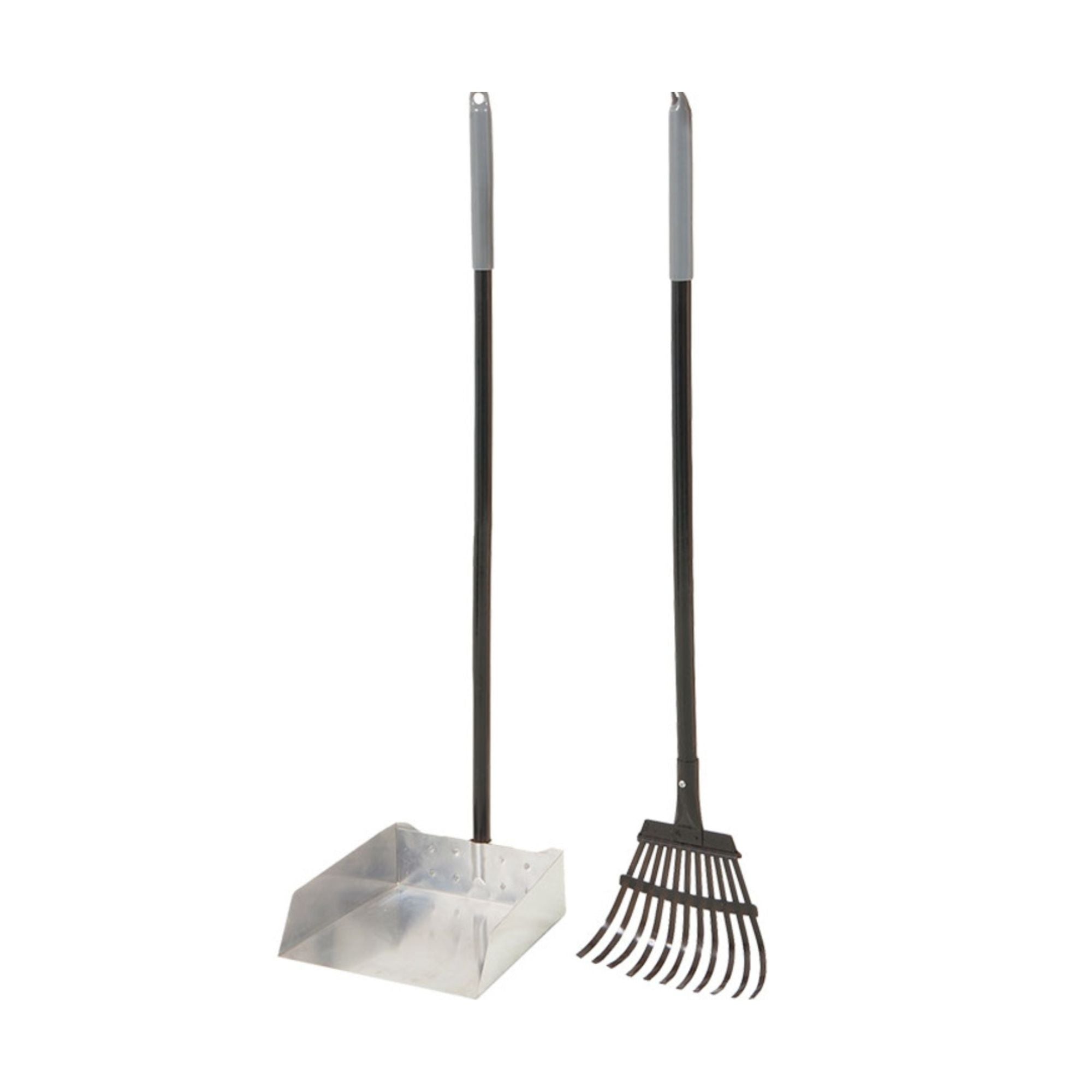 Petmate Dog Aluminum Rake & Pan Large