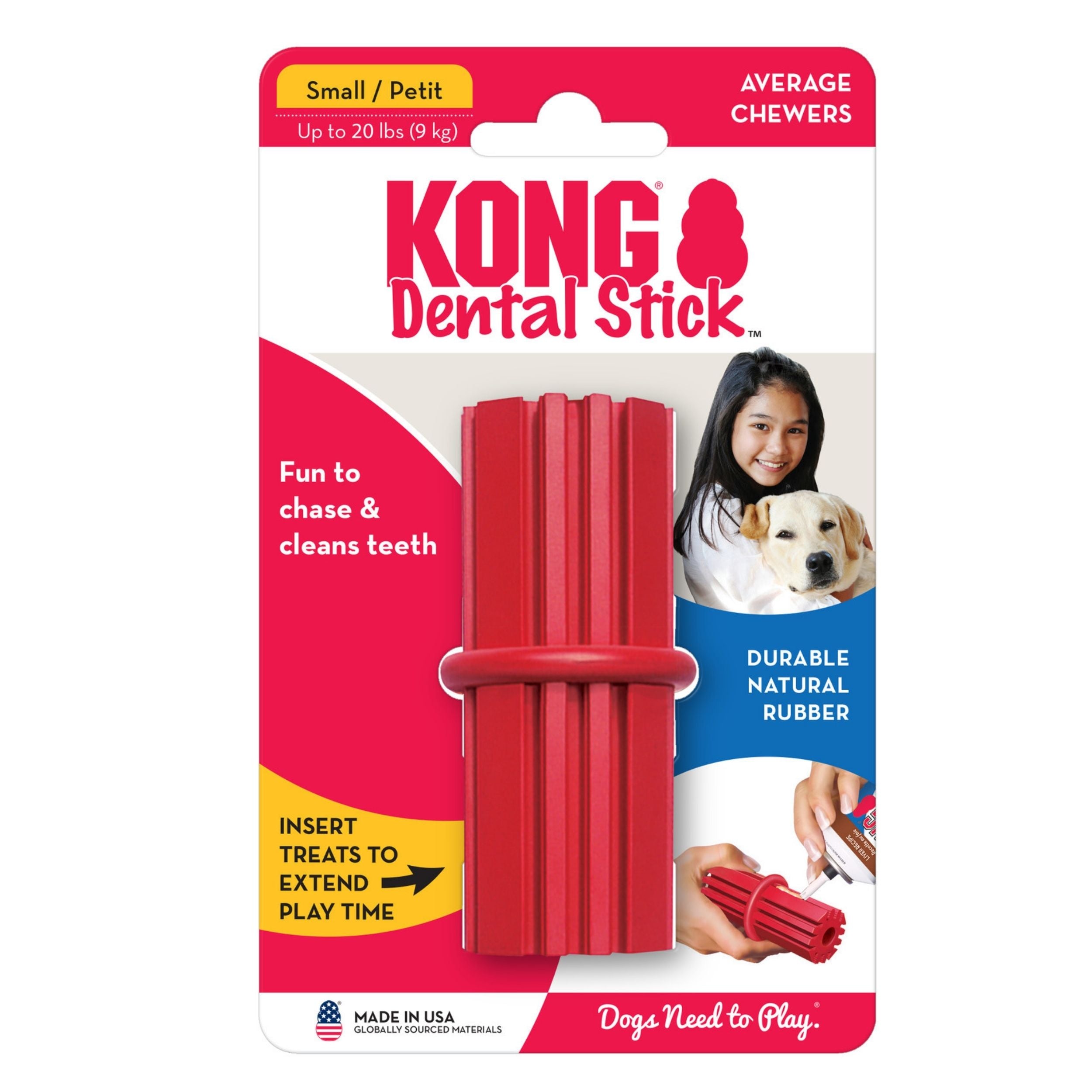 Kong Dental Stick Chew Toy 1ea/Sm Default Title