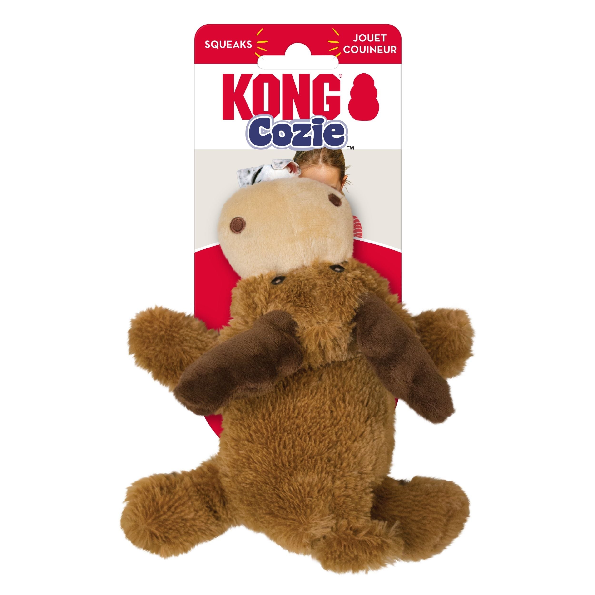 Kong Coz.Ie Marvin Moose Plush Dog Toy Brown 1ea/Sm Default Title