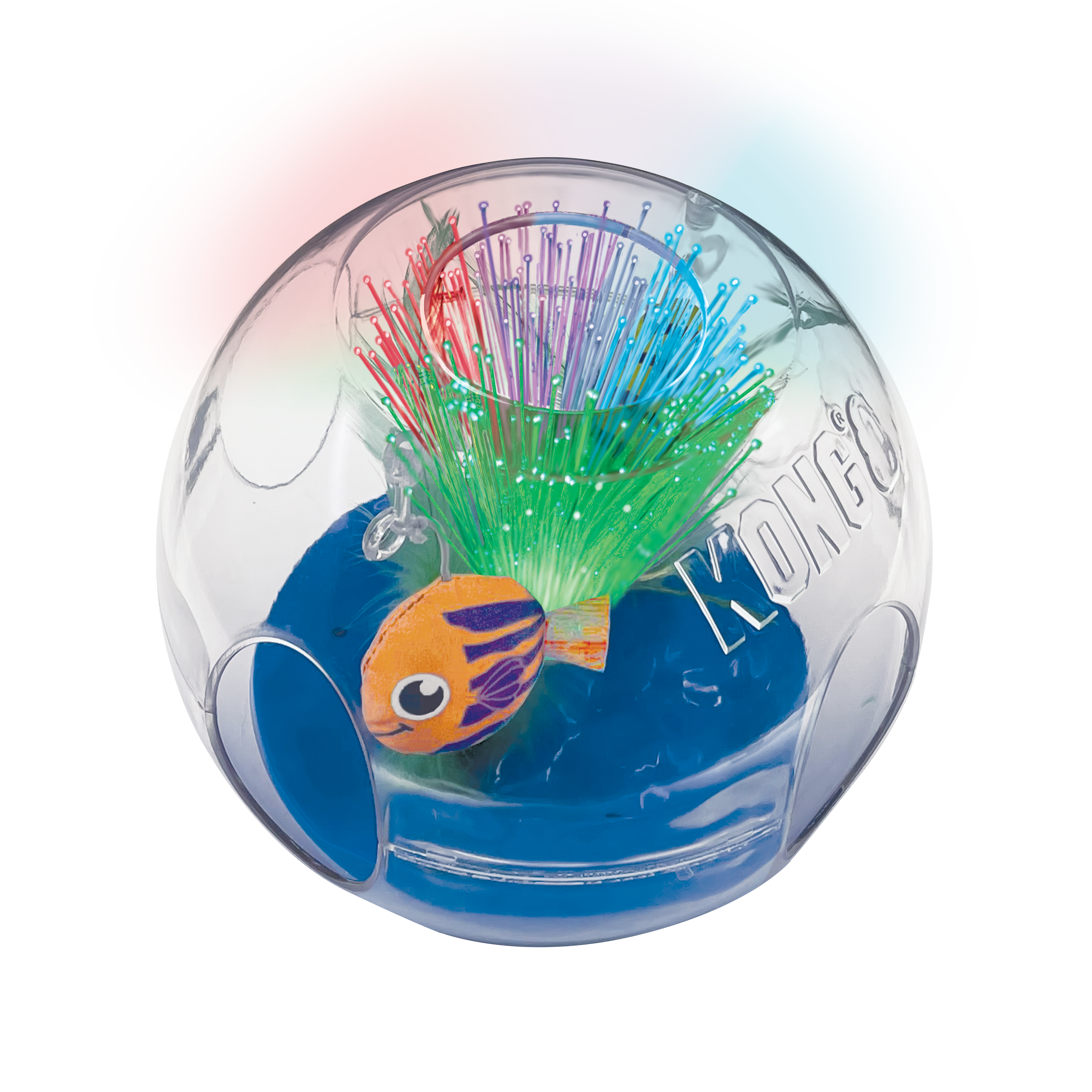 KONG Bat-A-Bout Glow Aquarium Cat Toy