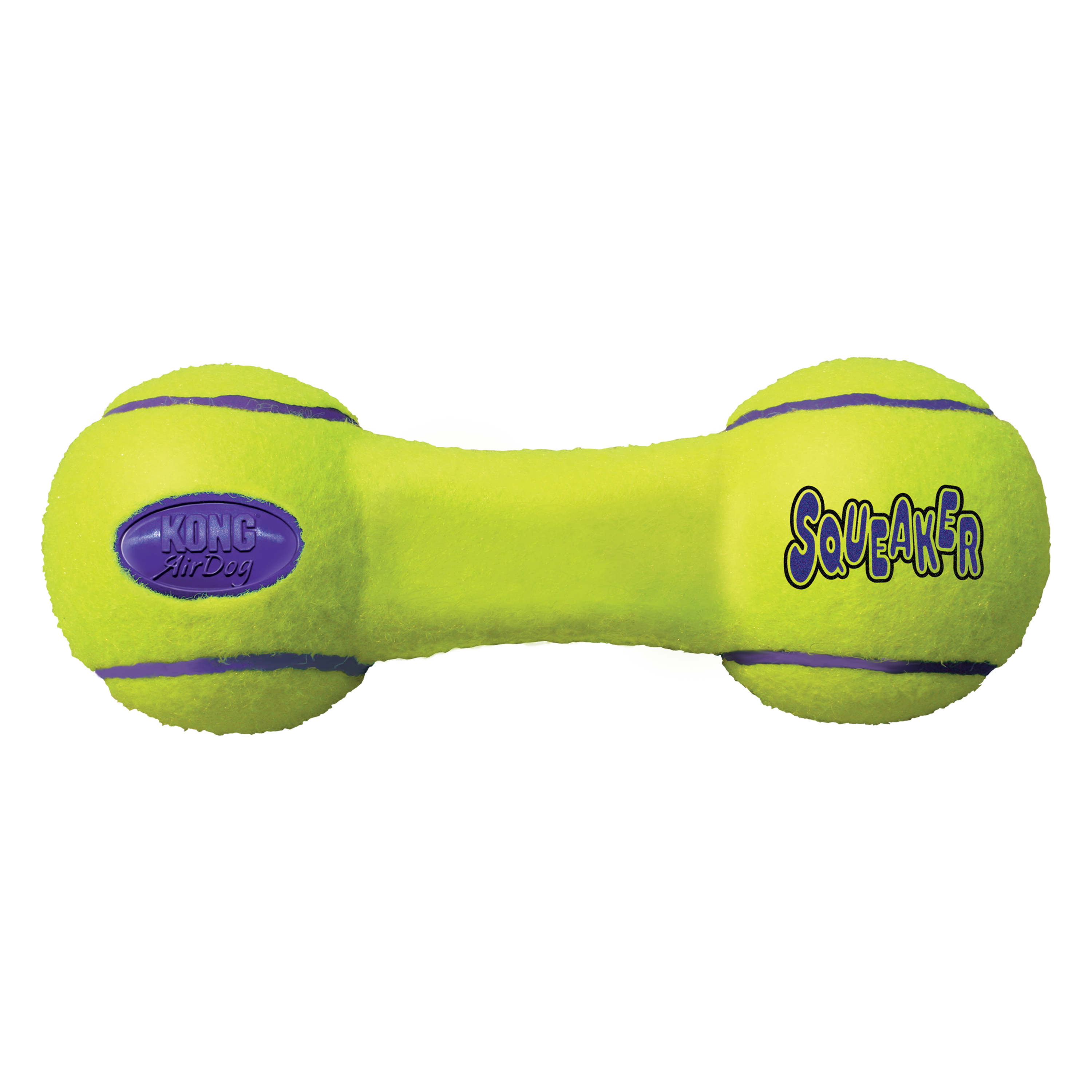 KONG AirDog Squeaking Tennis Dumbbell Dog Toy Small