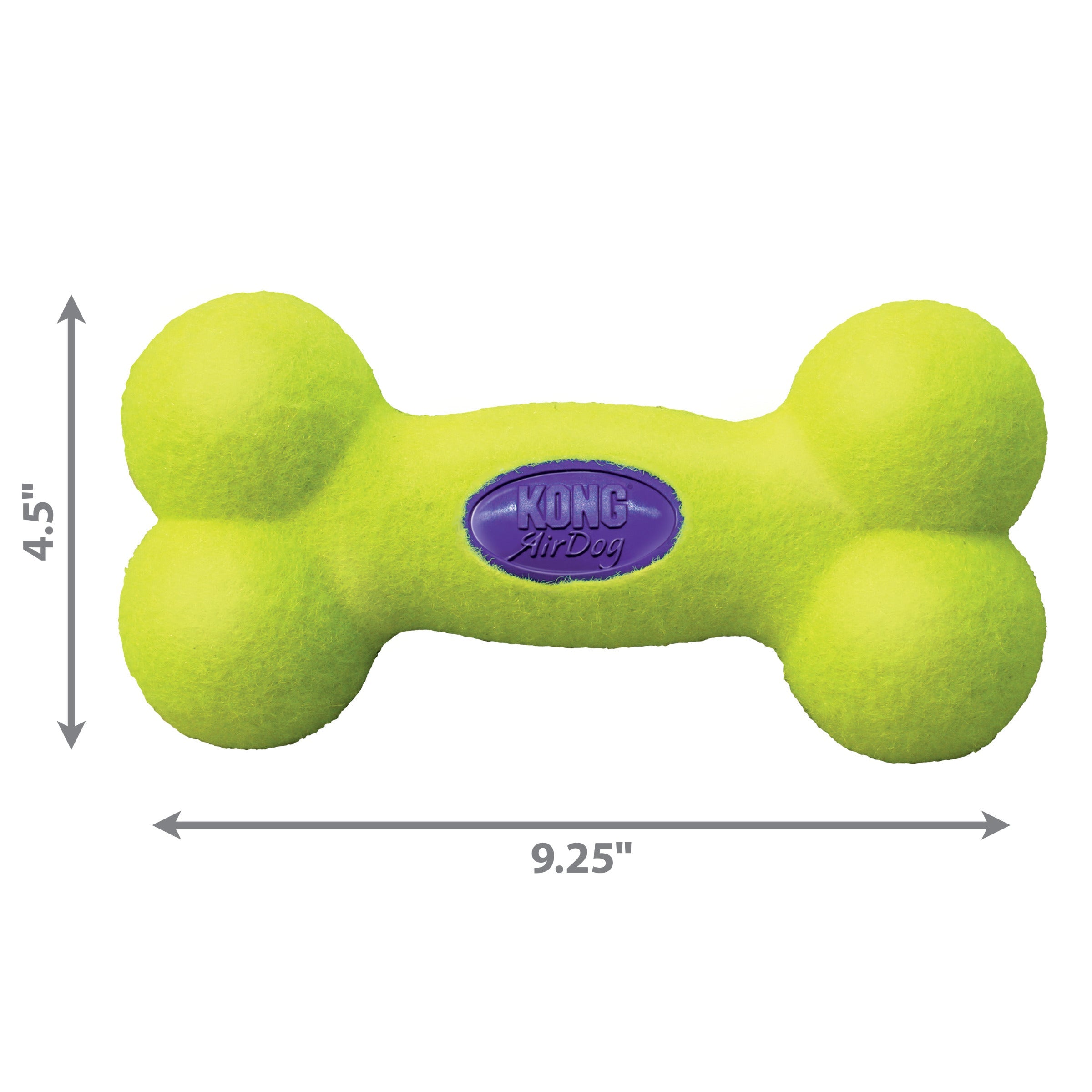 KONG AirDog Squeaking Tennis Bone Dog Toy Large