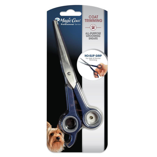 Magic Coat professional all-purpose dog grooming shears with non-slip grip handles