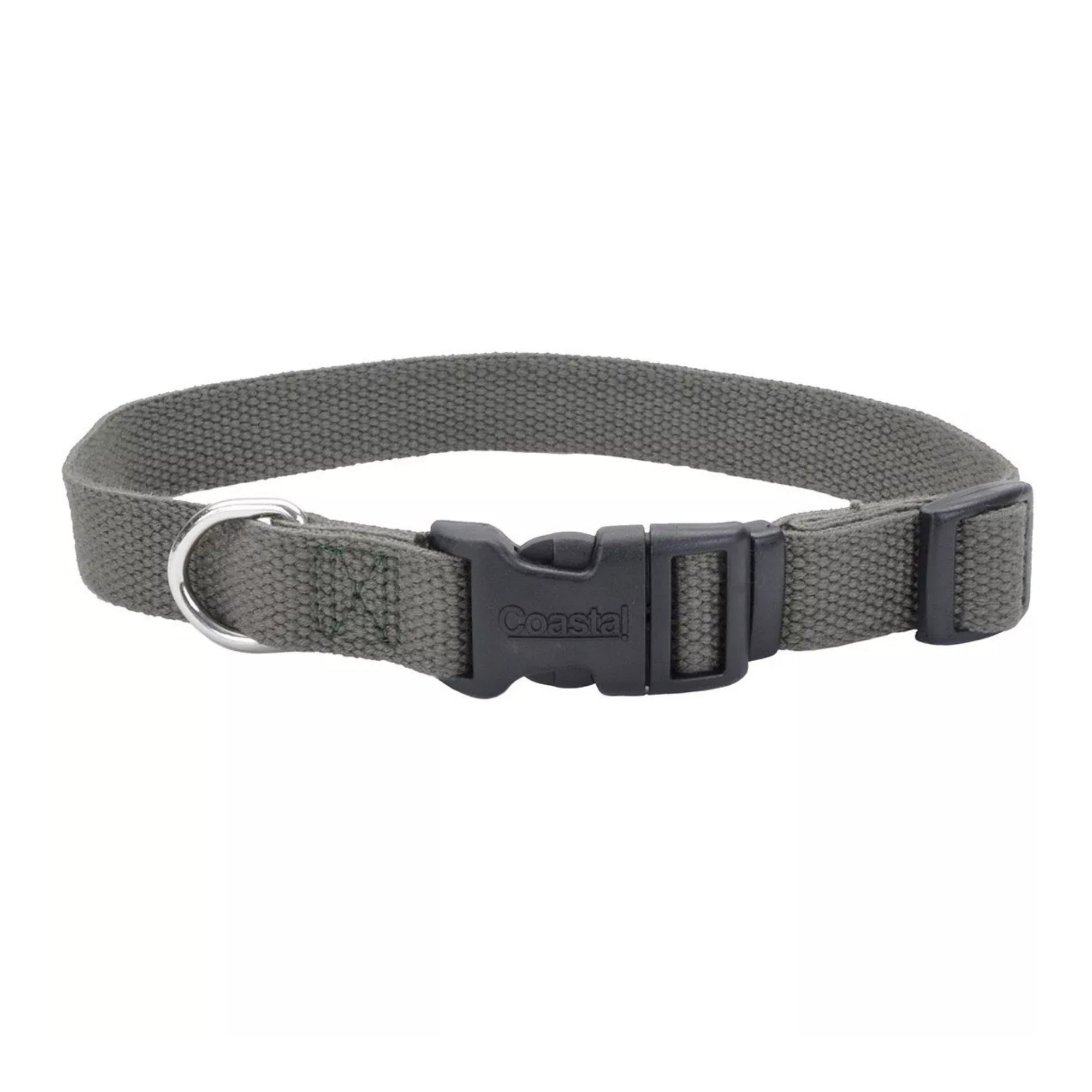 Coastal New earth Soy Adjustable Collar Forest Green 3/8X6-8In