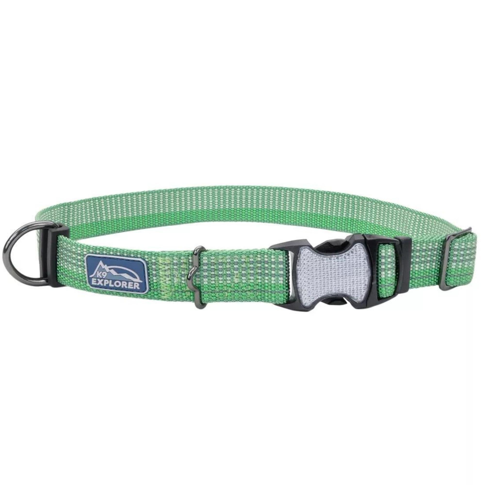K9 Explorer Brights Reflective Adjustable Dog Collar Meadow Extra Small 5/8"x 8"-12" Default Title