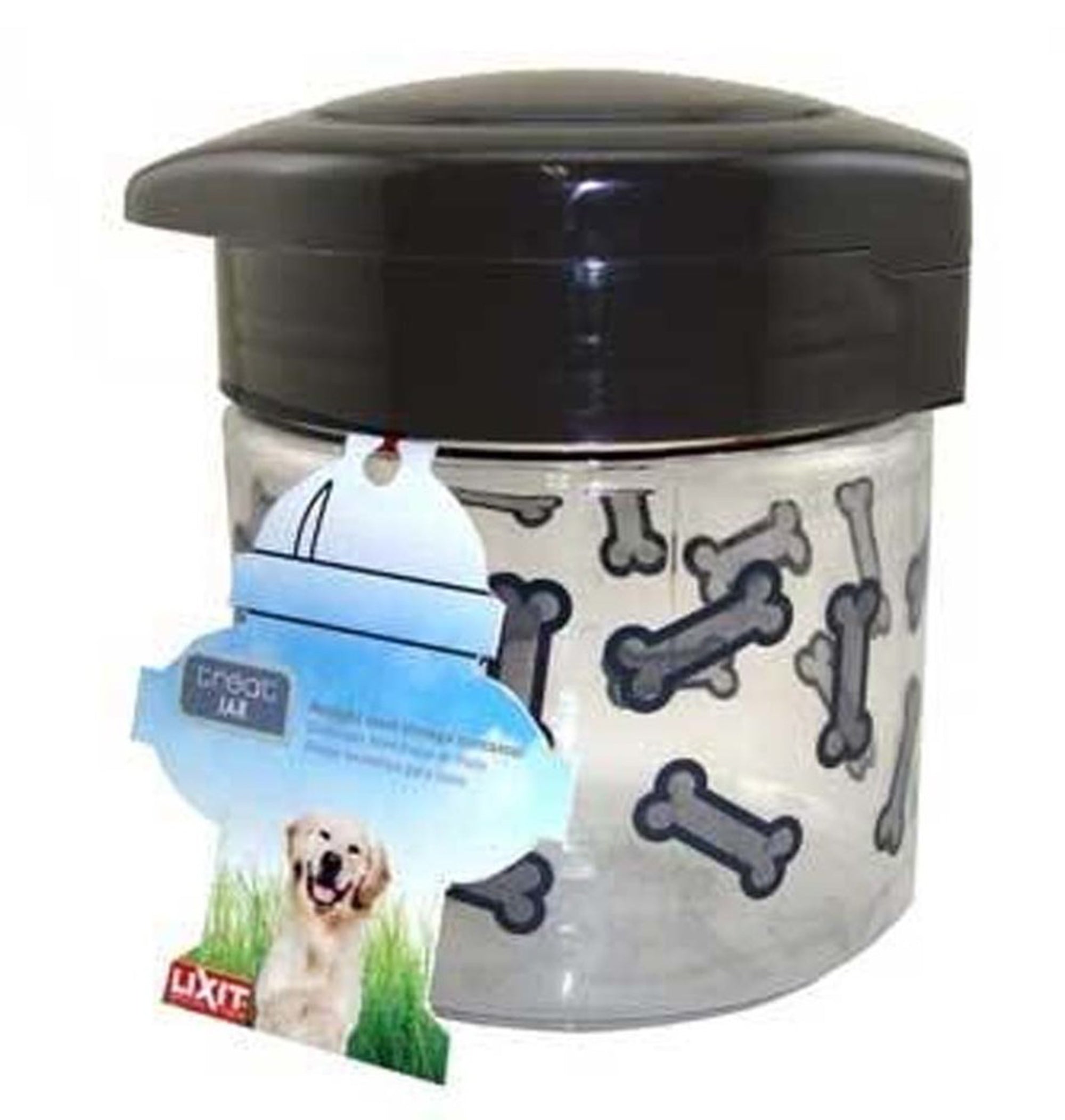 Lixit Dog Treat Jar Container Medium 64oz