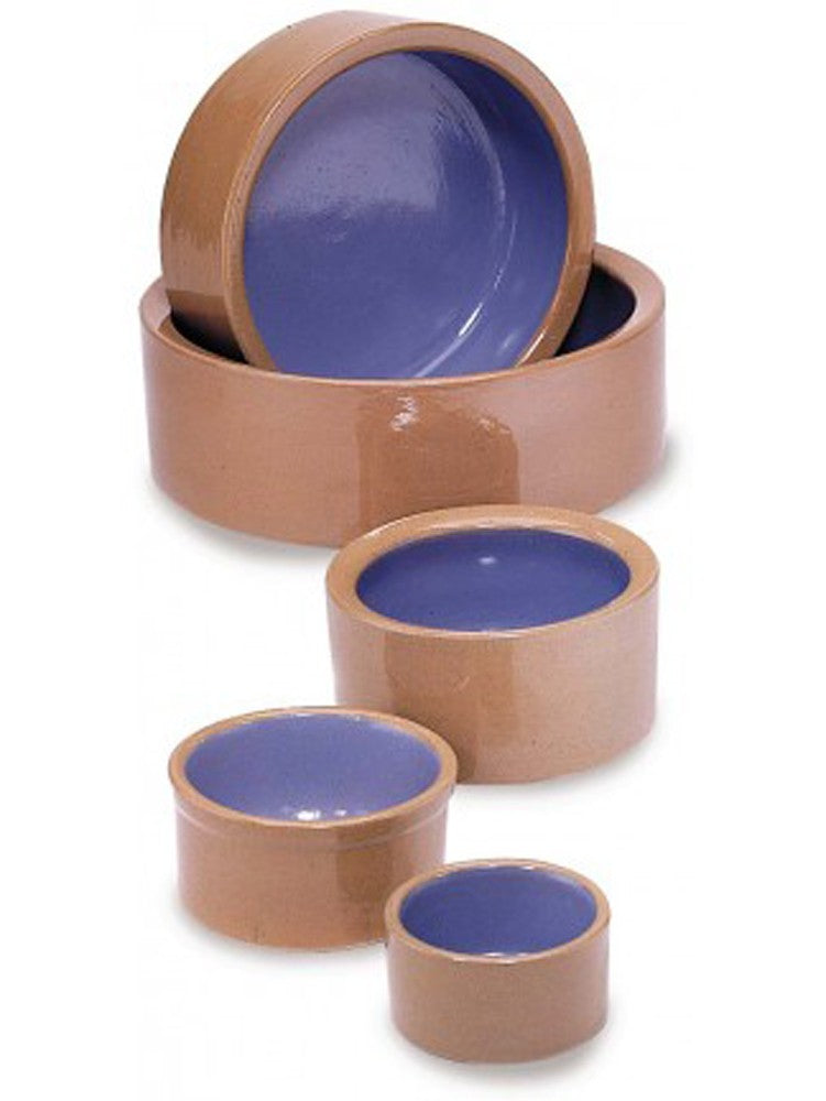 Ethical Stoneware Crock Dog Dish 5in