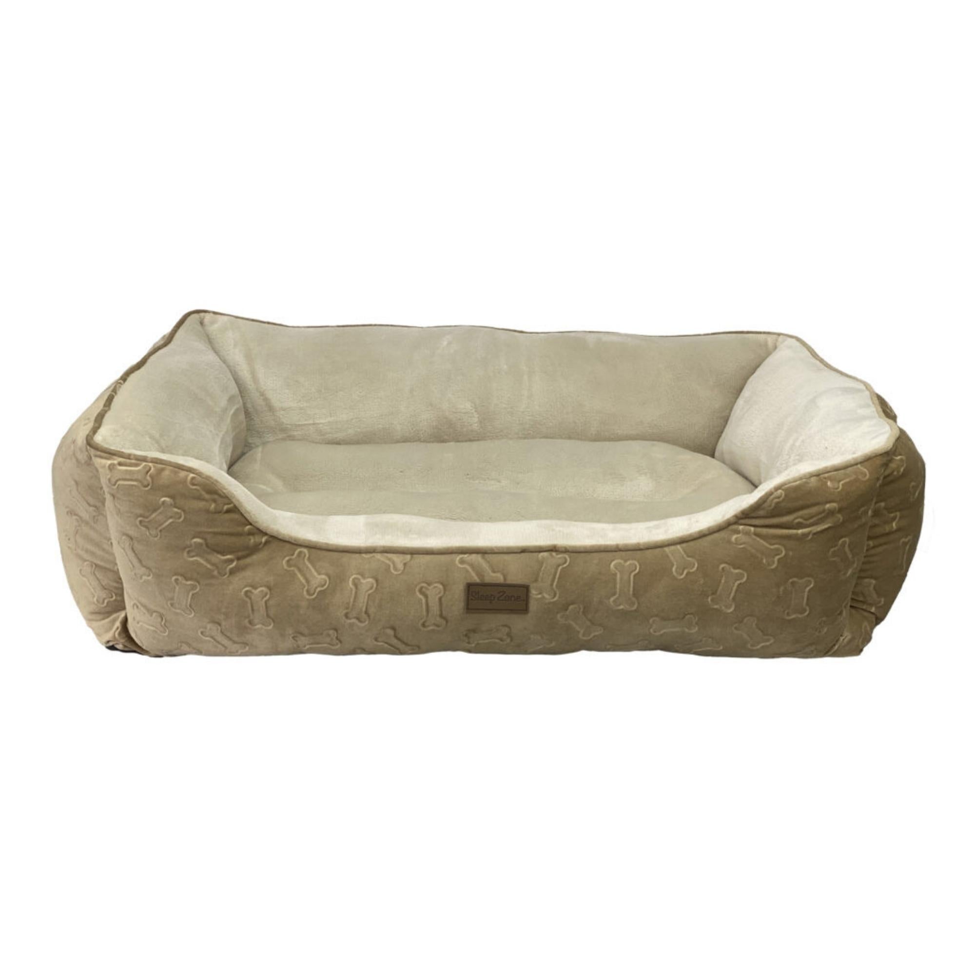 Ethical Pet Sleep Zone Embossed Bone Stepin 31? Taupe