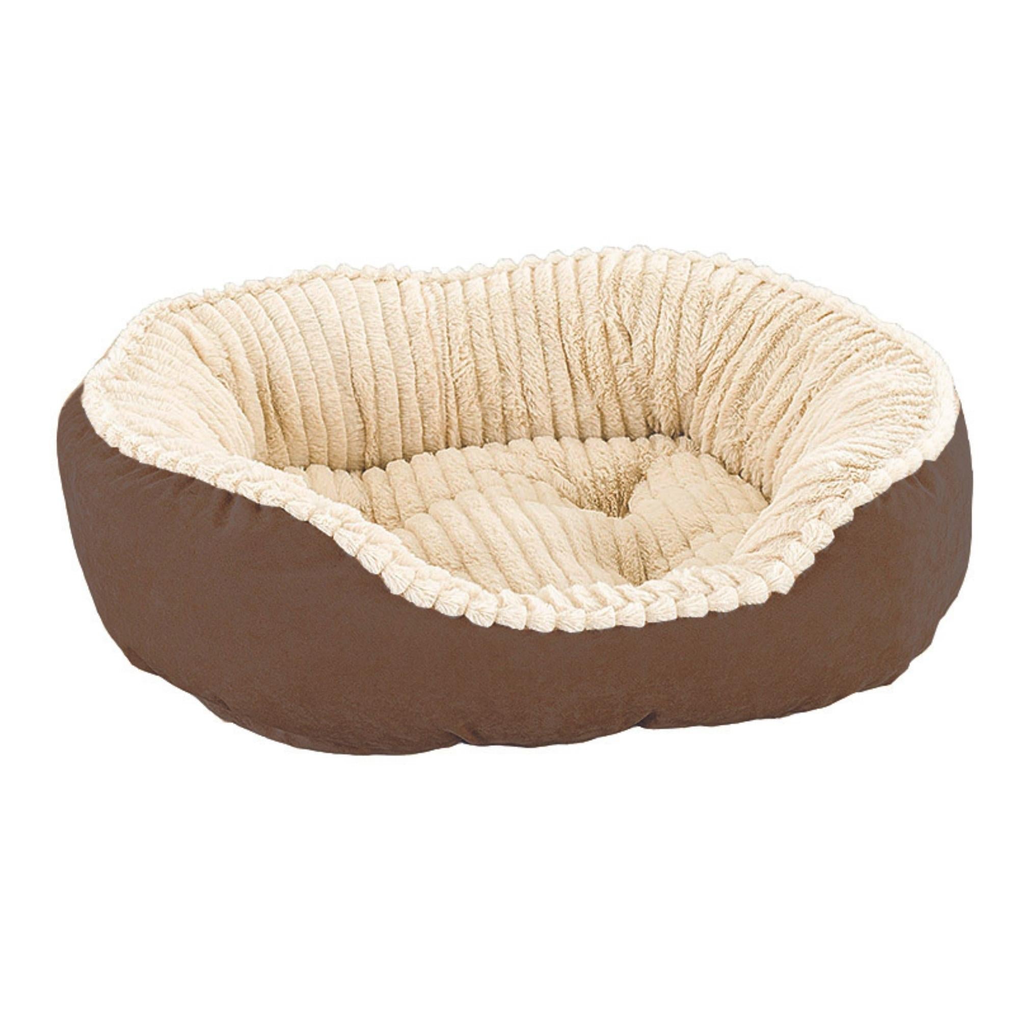 Ethical Pet Sleep Zone Carved Plush 21? Chocolate
