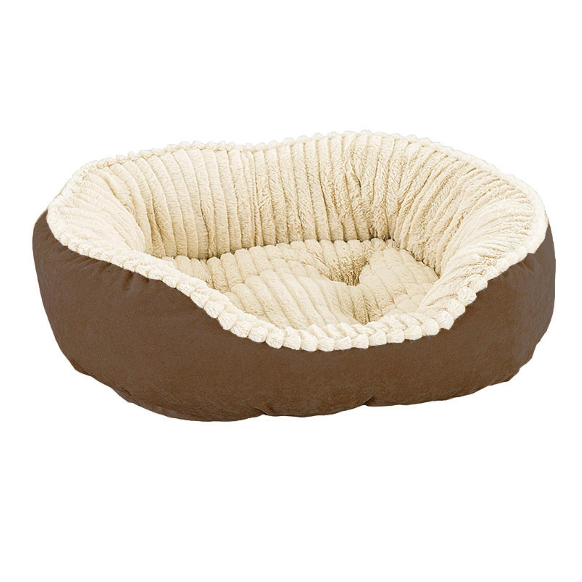 Ethical Pet Sleep Zone Carved Plush 26? Chocolate