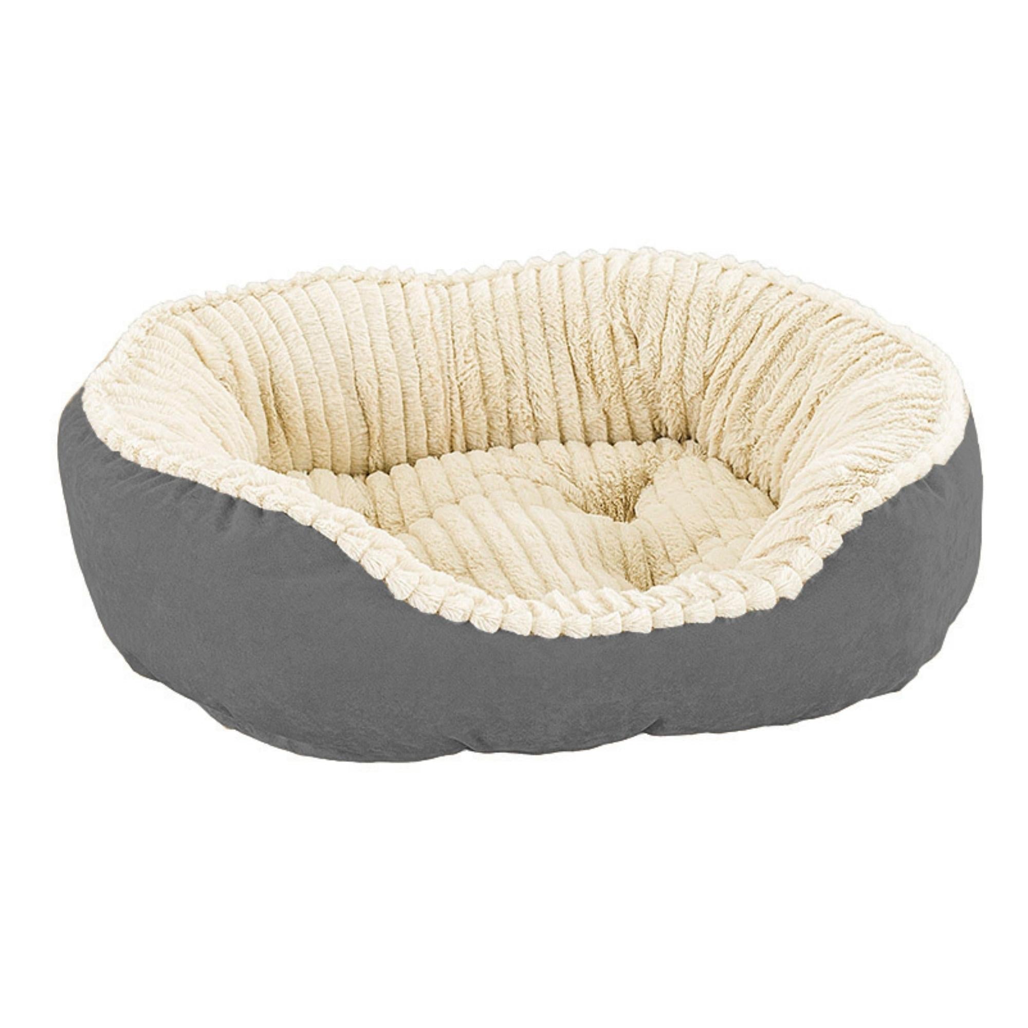 Ethical Pet Sleep Zone Carved Plush 26? Gray