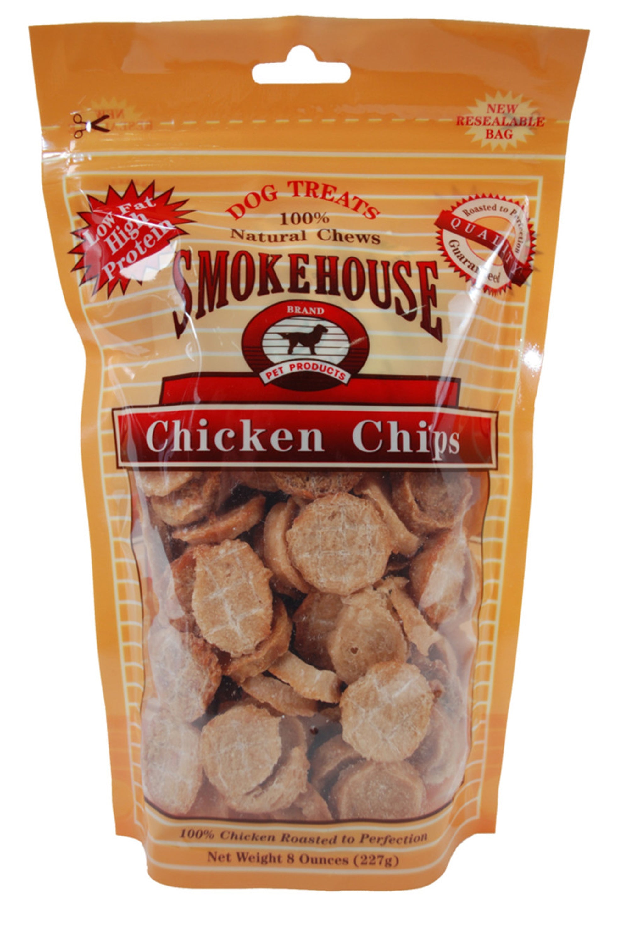 Smokehouse Chicken Chips Small 8oz reseal bag