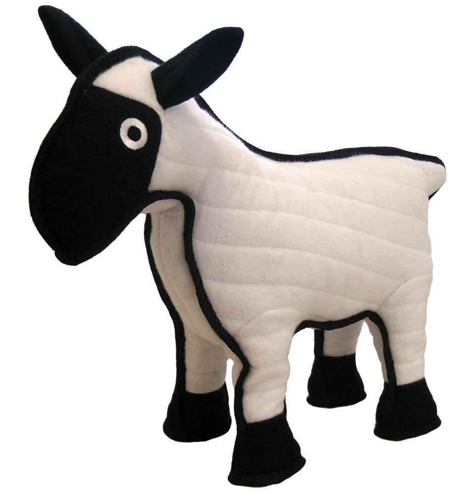 Tuffy Barn Yard Series Dog Toy Sheep White & Black