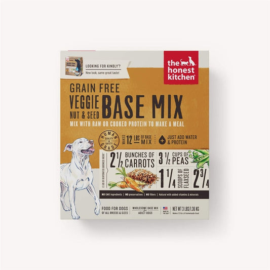 Grain-free veggie dog base mix bag with nuts & seeds (3 lb)