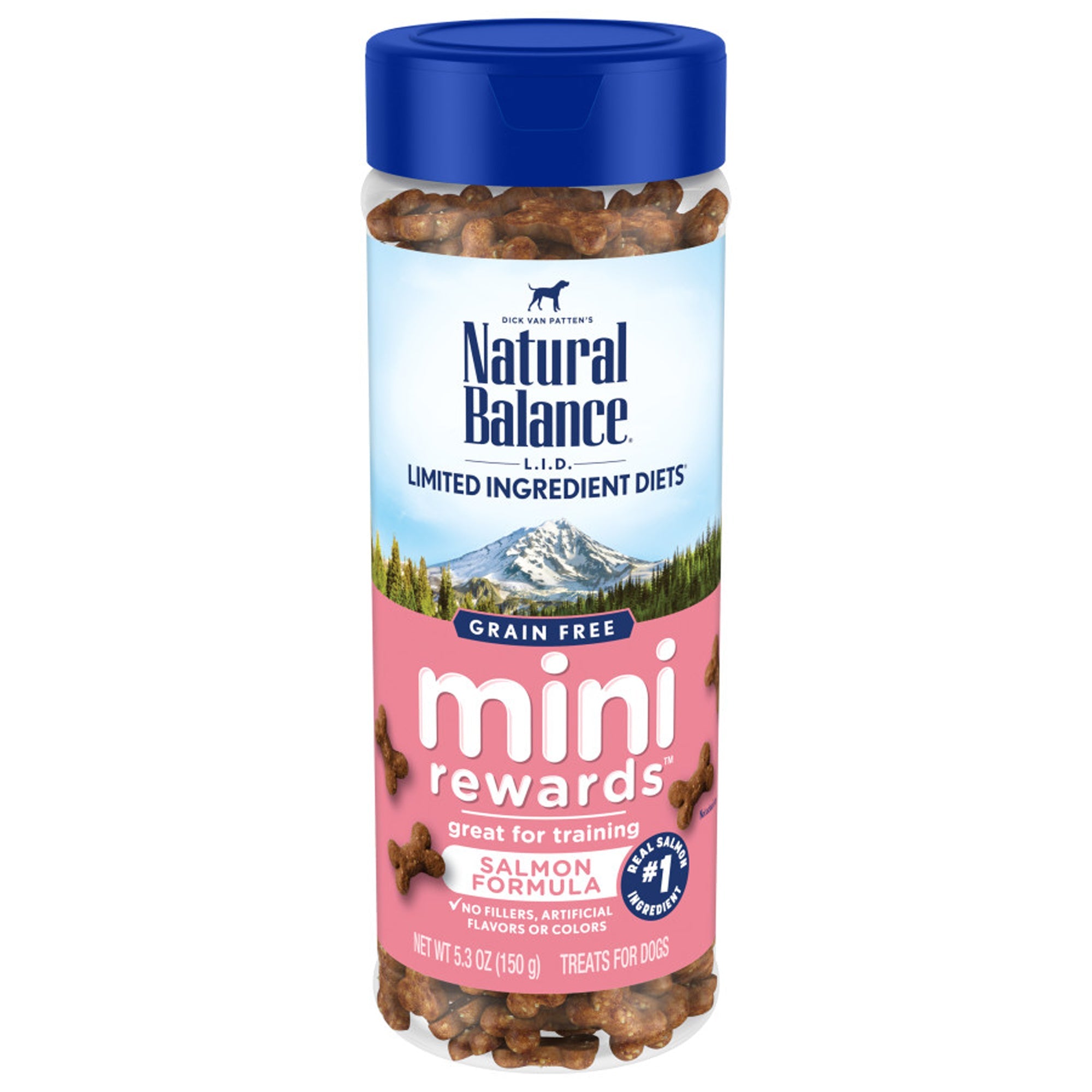 Natural Balance LID Mini Rewards Soft & Chewy Salmon Dog Treat 5.3oz