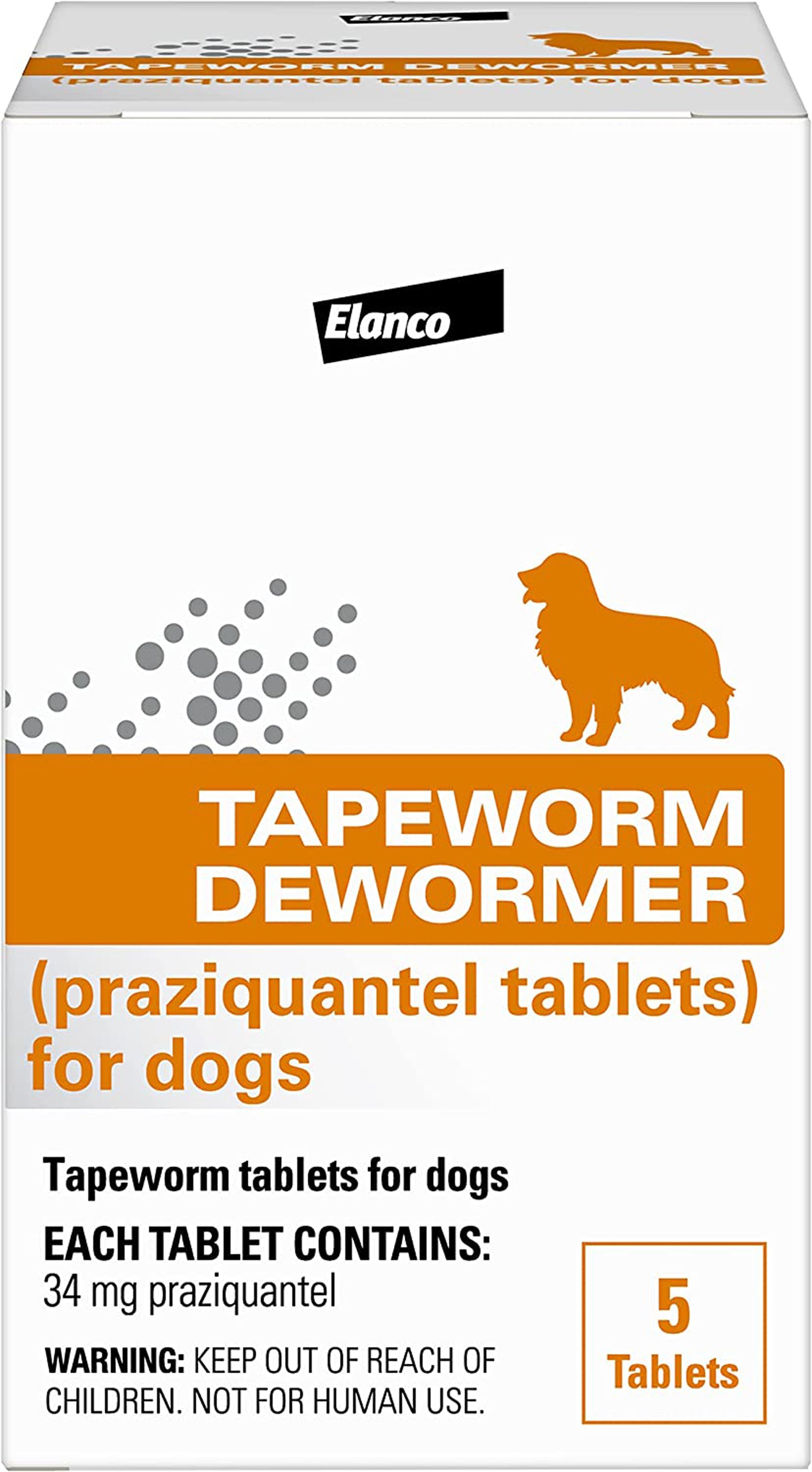 Elanco Tapeworm Dewormer Dogs 7 Weeks+ 5ct