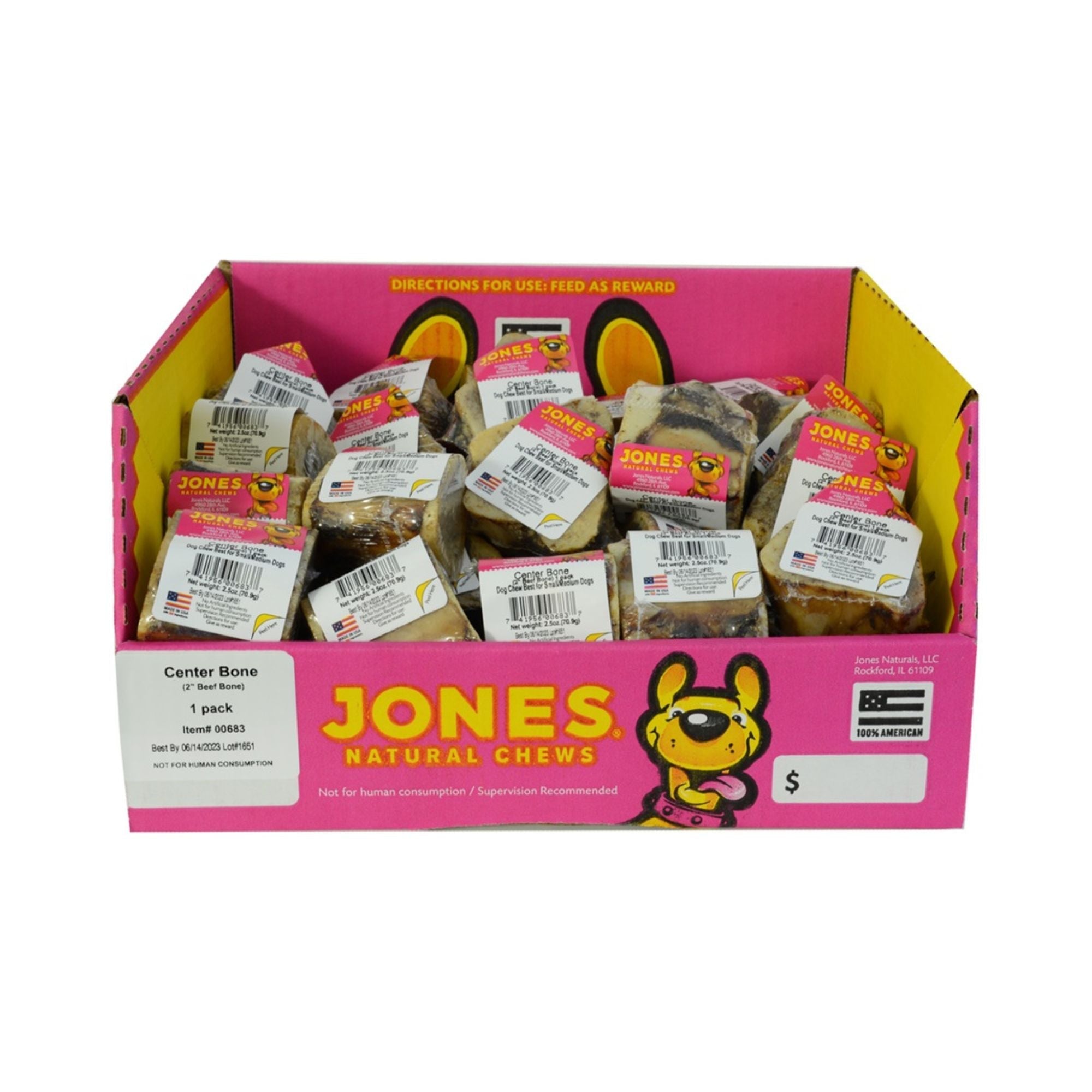 Jones Rib Bones 7" 1Pack (Case of 50)