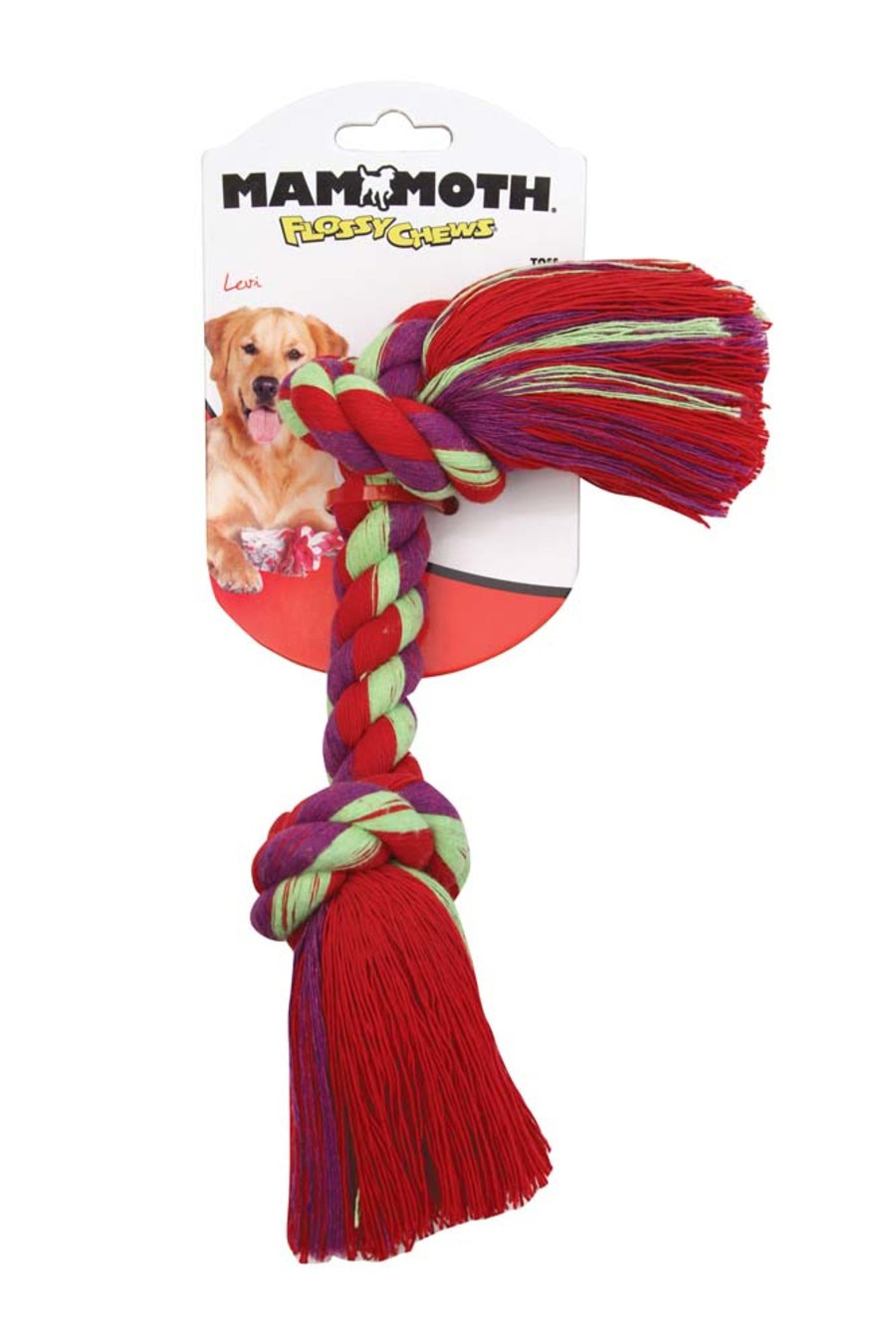 Mammoth Cotton Blend Color Rope Bone Large 14in