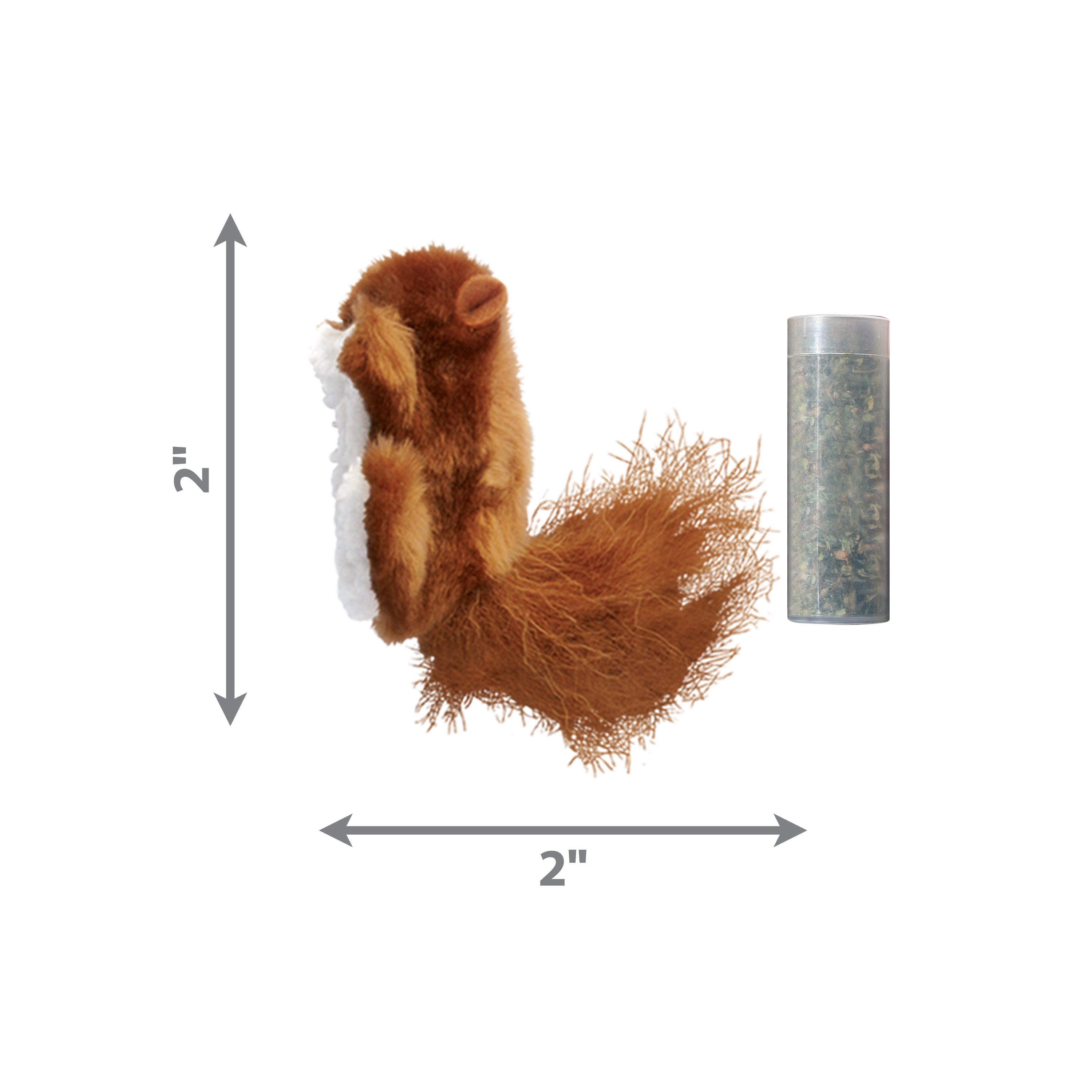 KONG Refillables Catnip Squirrel Cat Toy