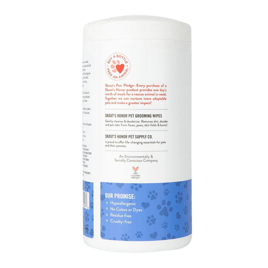 Skout'S Honor Dog & Cat Pet Grooming Wipes 80 Count Default Title