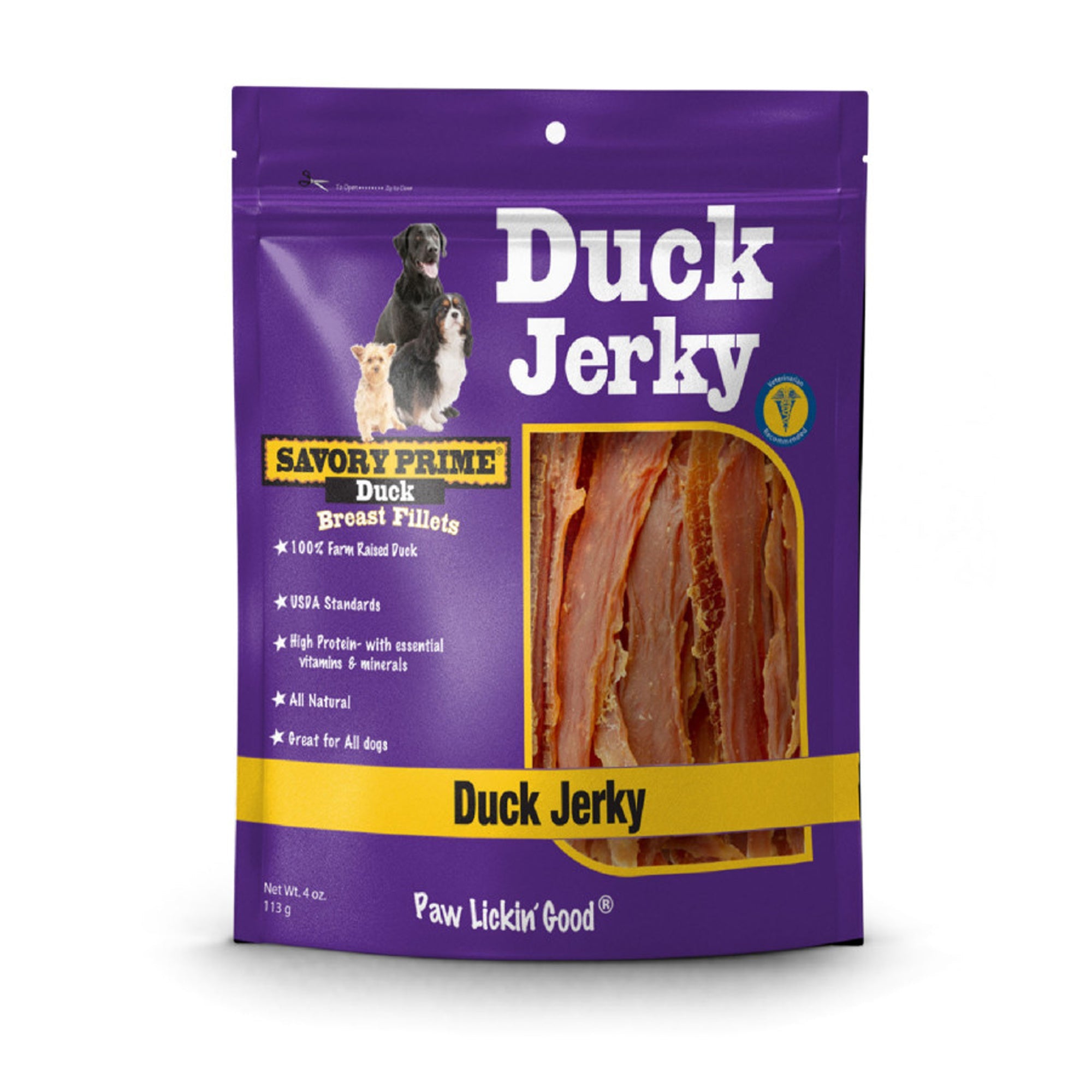 Savory Prime Natural Duck Jerky 4oz