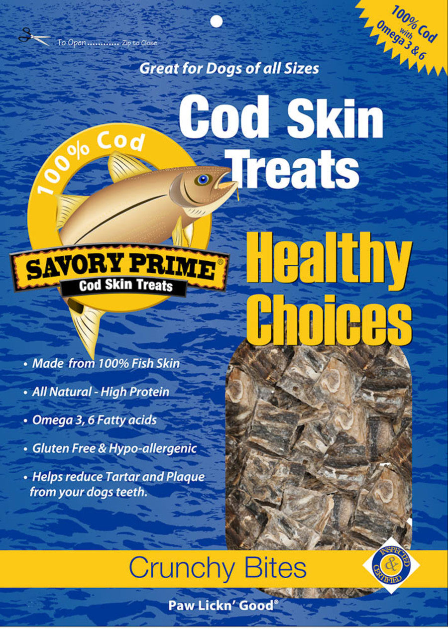 Savory Prime Cod Skin Crunchy Bites 8oz