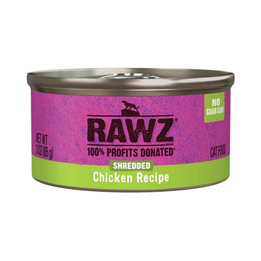Rawz Cat Shredded Chicken 3oz. (Case of 18)