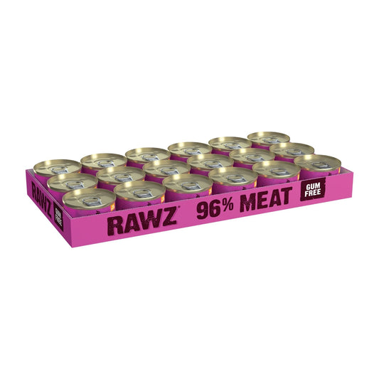Rawz Cat 96% Rabbit Pumpkin Pate 3oz. (Case of 18)