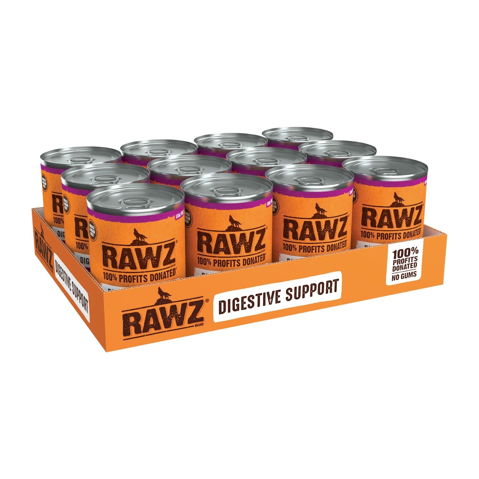 Rawz Digestive Dog Pork Turkey Pumpkin Pate 12.5oz. (Case of 12)