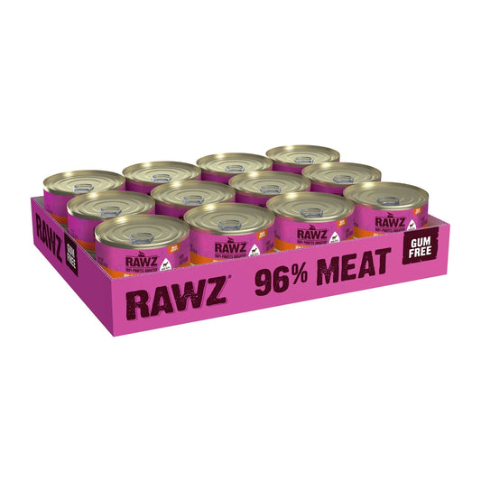 Rawz Cat 96% Rabbit Goat Milk Pate 5.5oz. (Case of 24)