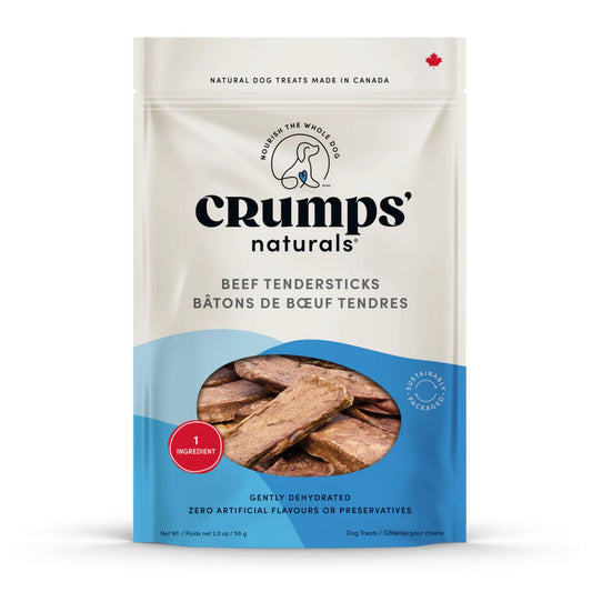Beef tendersticks dog treat bag with 1-ingredient beef lung