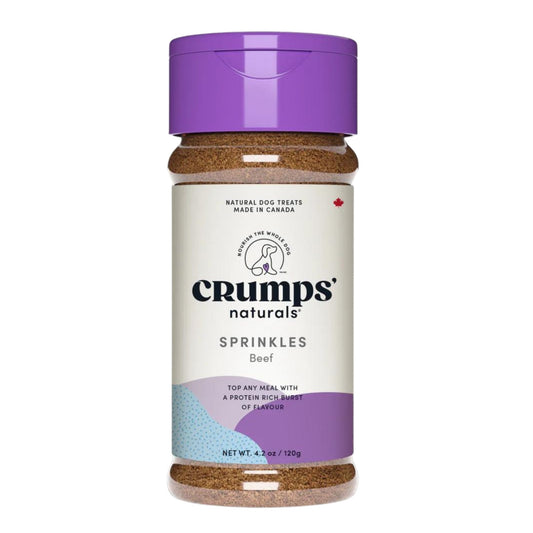 Crumps naturals beef sprinkle dog topper bottle, 4.2 oz