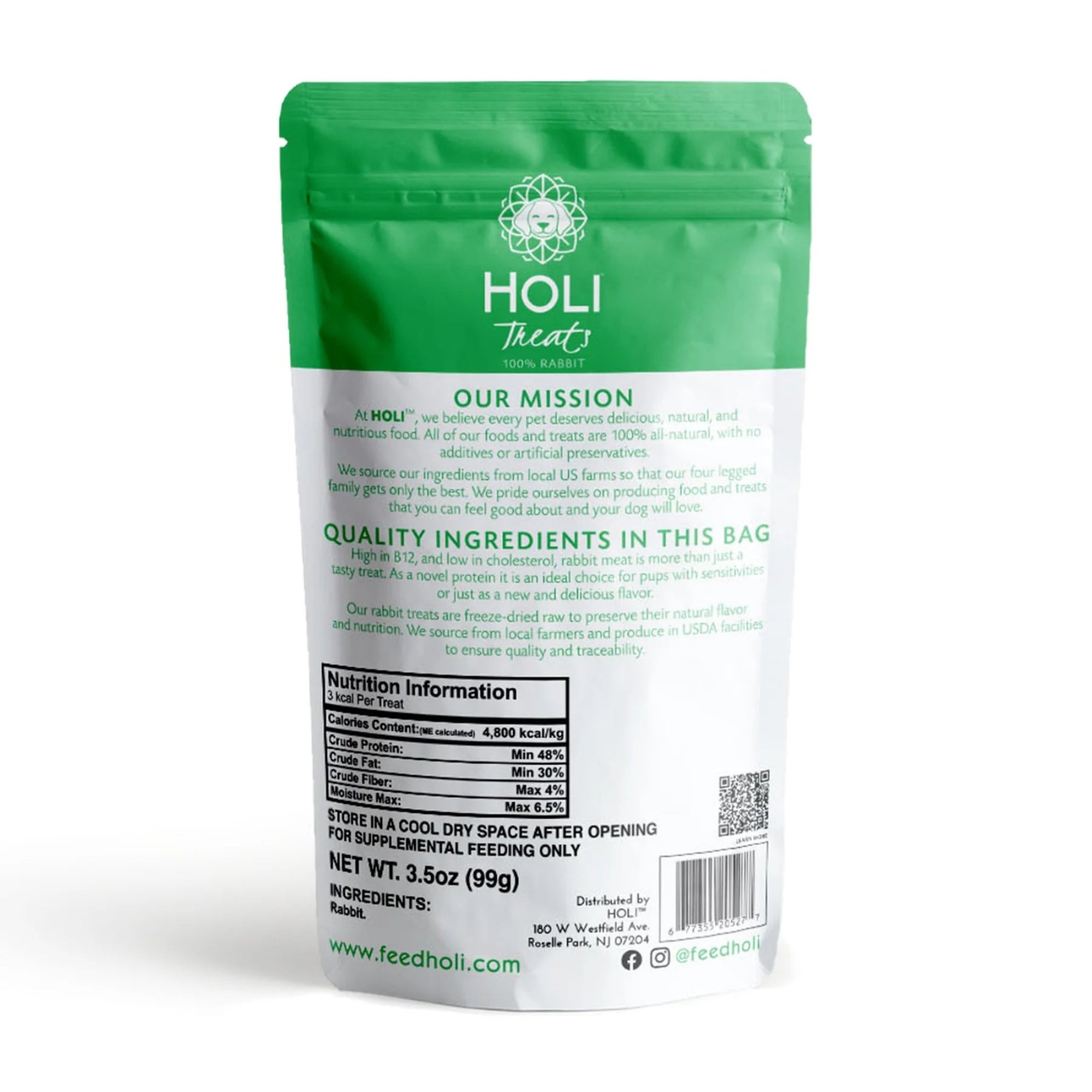 Holi Dog 3.5oz. Rabbit