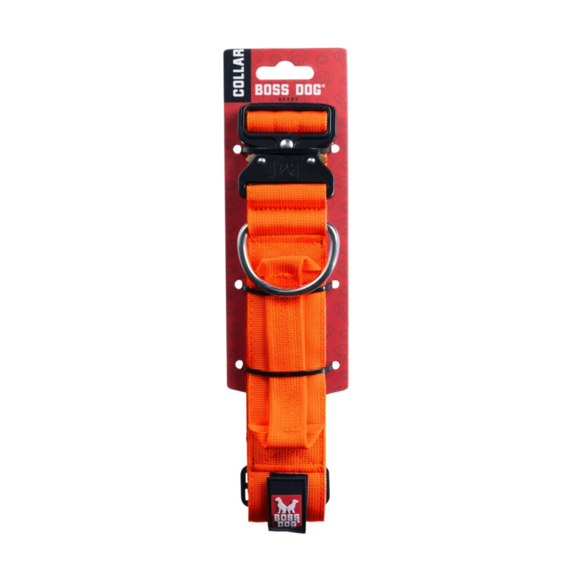 Boss Dog Tactical Adjustable Dog Collar Hunter Orange, 1ea/XLarge, 20-28 in Default Title