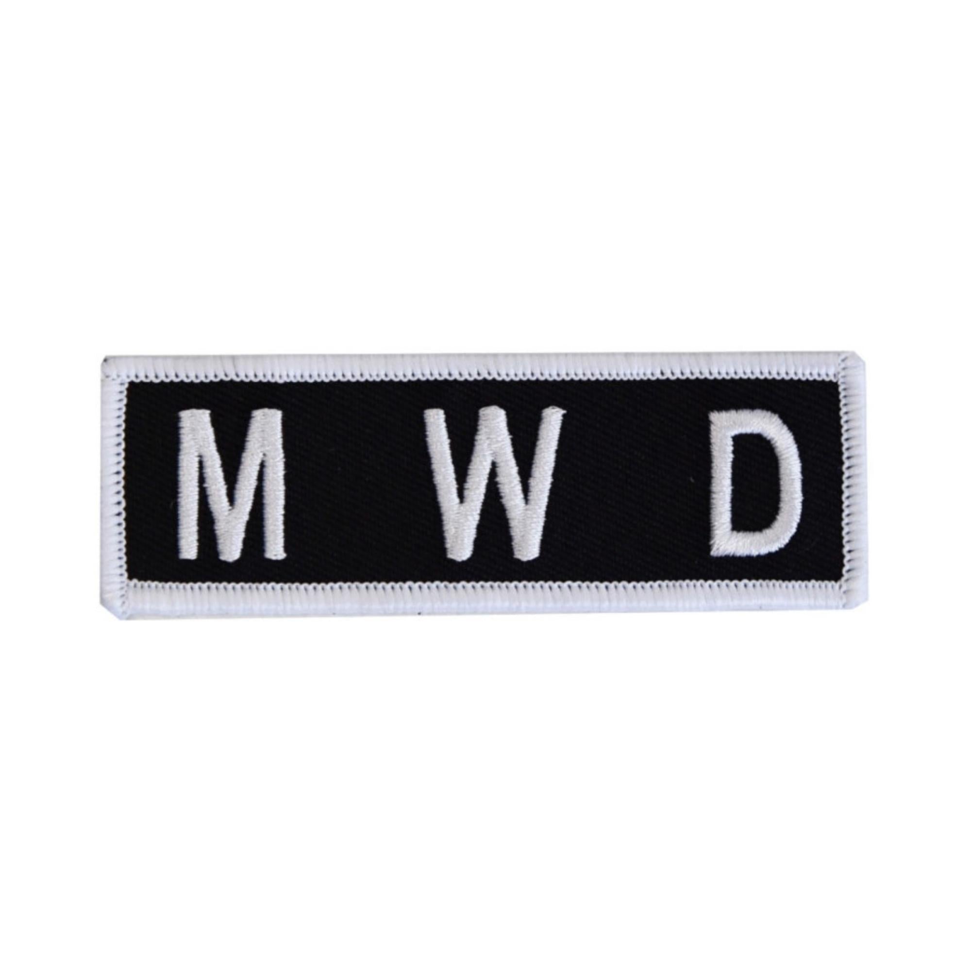 Boss Dog Tactical Harness Patch MWD, 6ea/Small Default Title