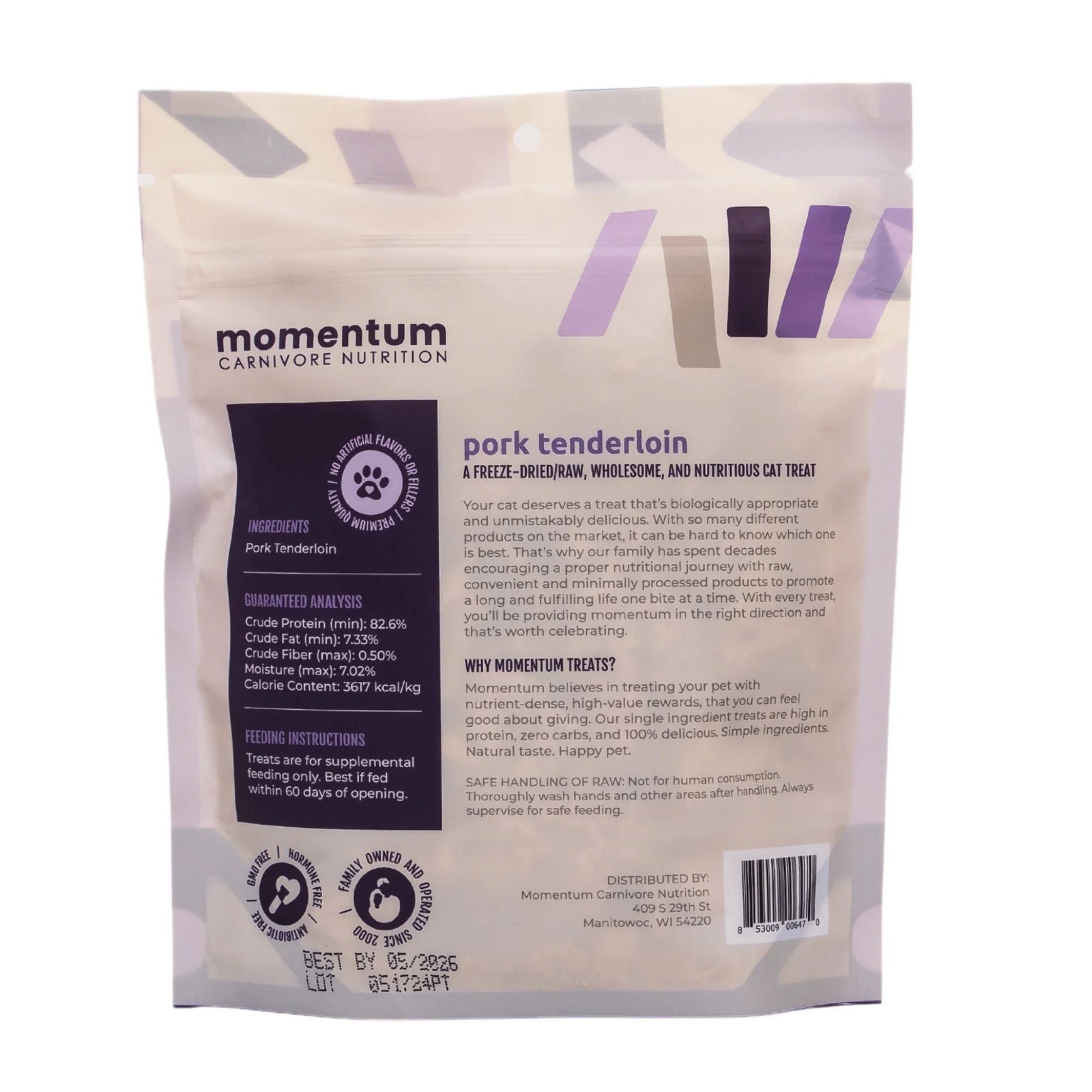 Momentum Carnivore Nutrition Cat 2.5oz. Pork Tenderloin