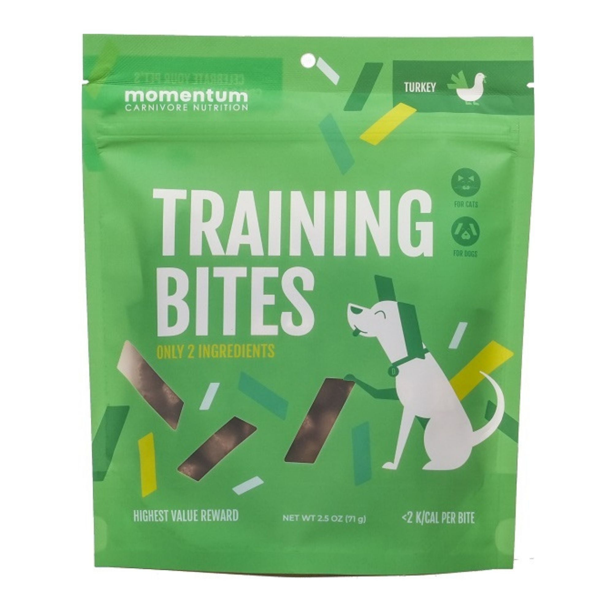 Momentum Carnivore Nutrition Dog 2.5oz. Turkey Training Bites