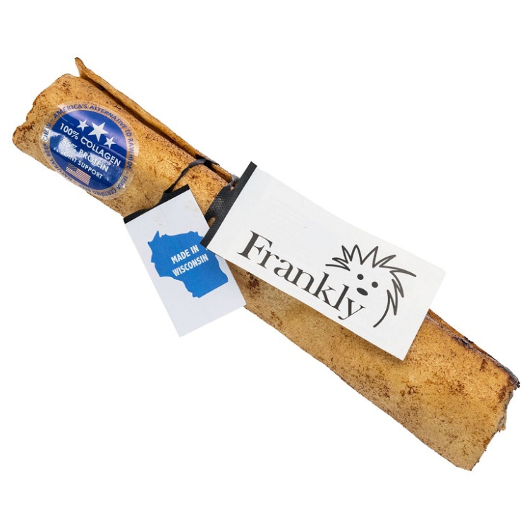 Frankly Dog 10-11" Collagen Chicken Mega Roll 1Ct