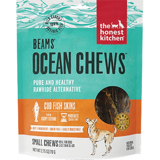The Honest Kitchen Dog Beams Ocean Chews Cod Small 2.75Oz
