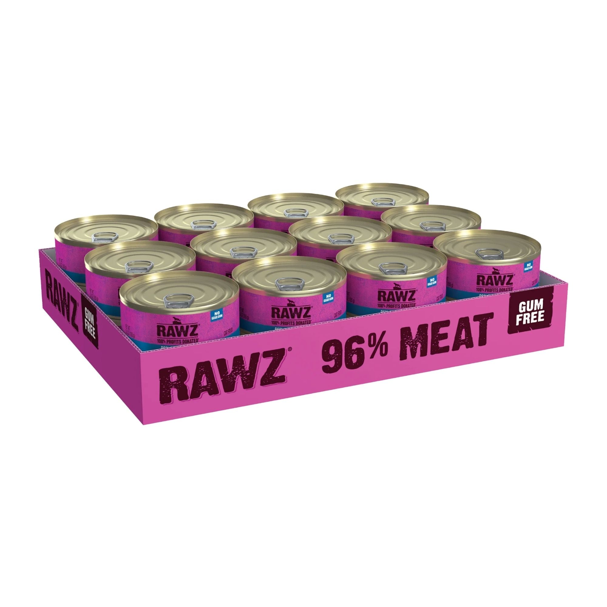 Rawz Cat 96% Salmon Pate 5.5oz. (Case of 24)