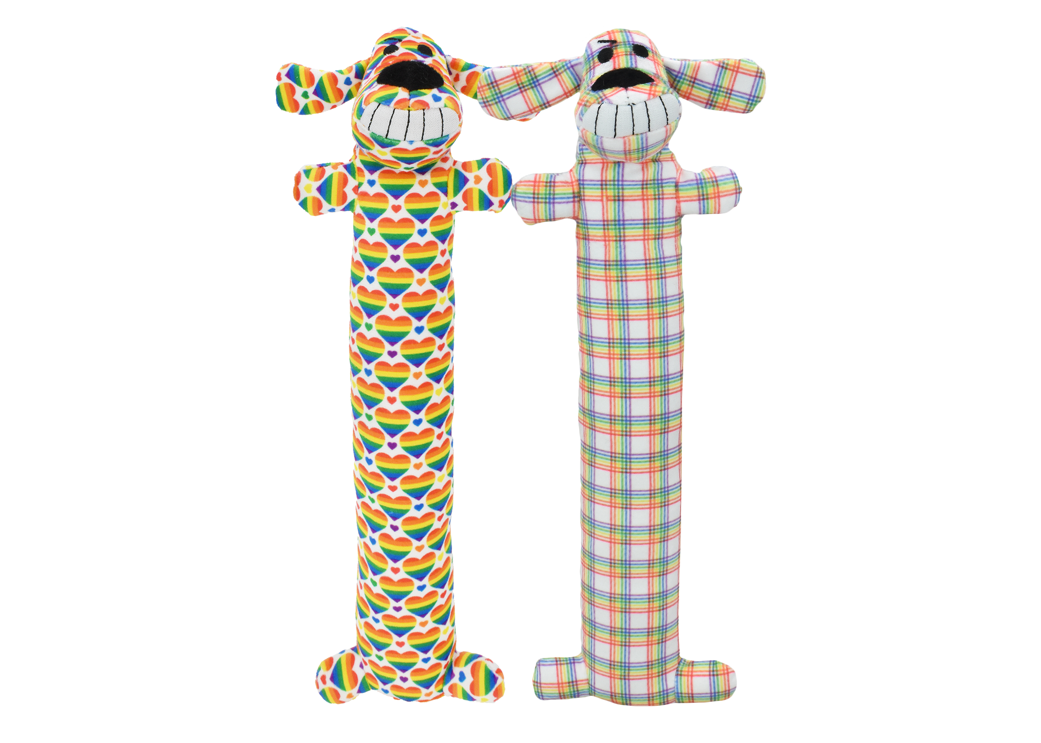 Multipet Rainbow Loofa Dog 12"